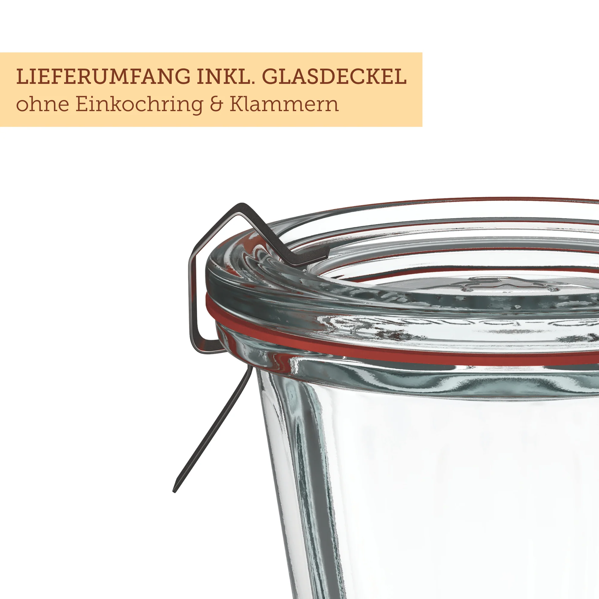 Gugelhupfglas 60 ml mit Glasdeckel (12 St.) - Image 3