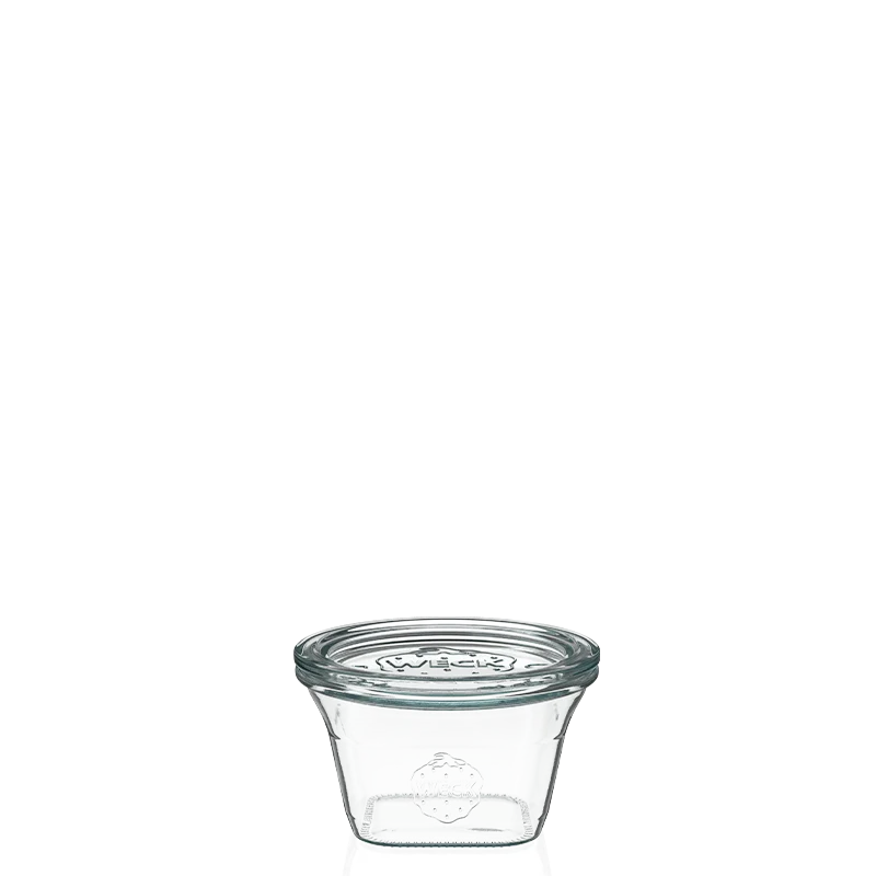 Quadroglas 200 ml mit Glasdeckel (6 St.)