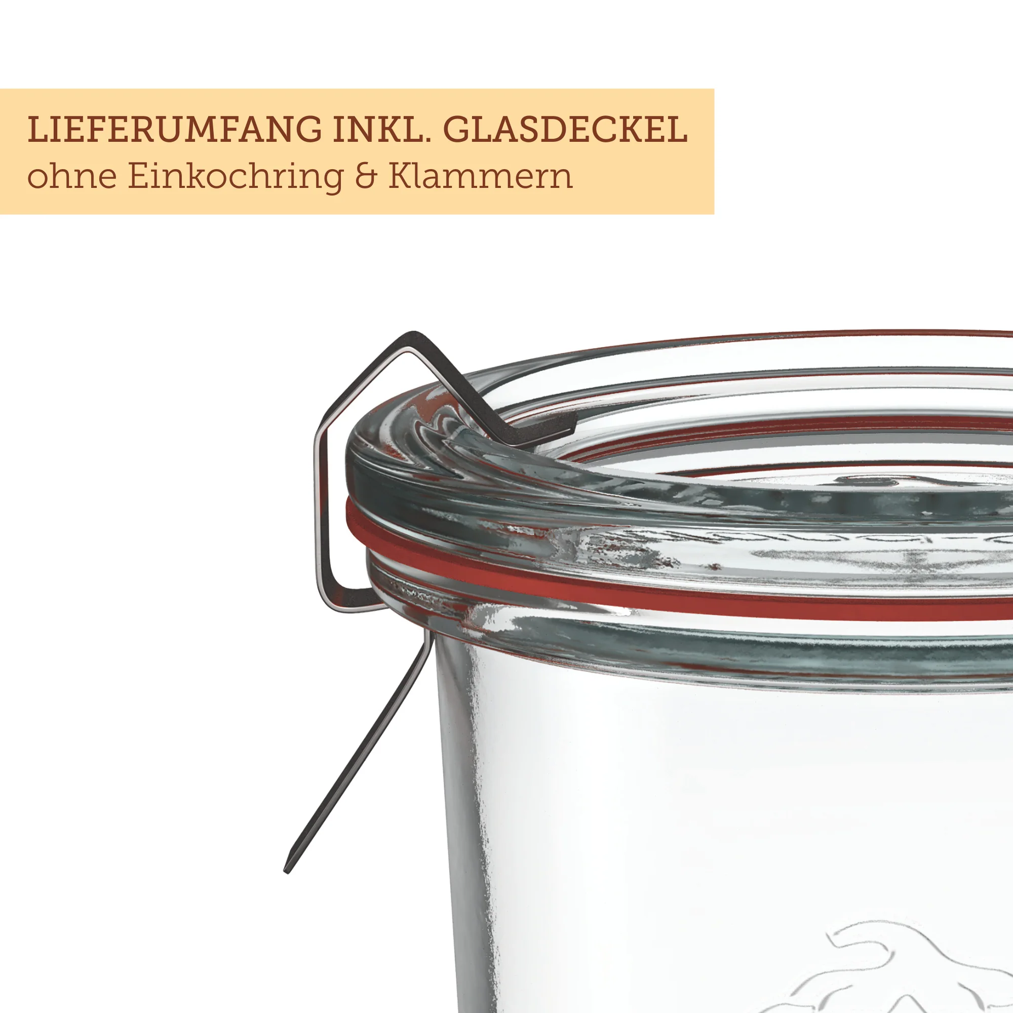 Sturzglas 115 ml mit Glasdeckel (12 St.) - Image 3
