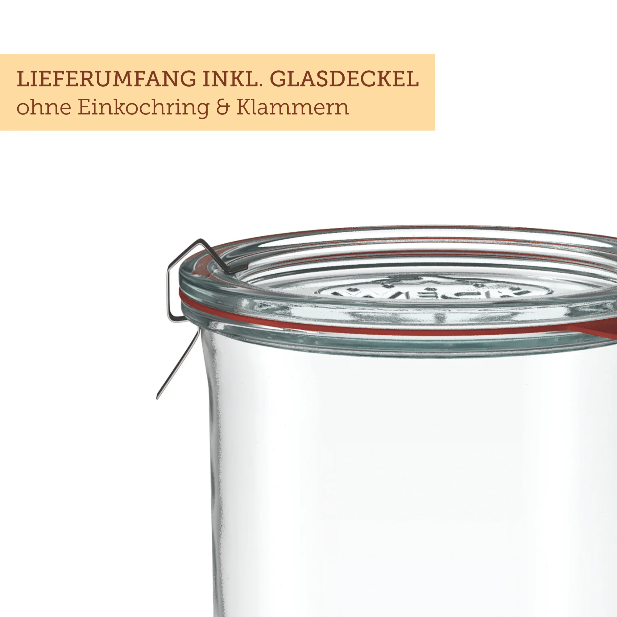 Sturzglas 1400 ml mit Glasdeckel (6 St.) - Image 3