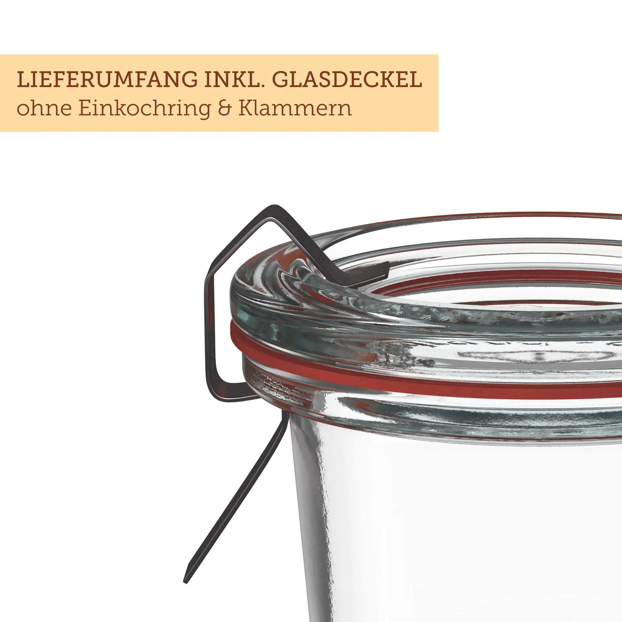 Sturzglas 25 ml mit Glasdeckel (12 St.) - Image 3