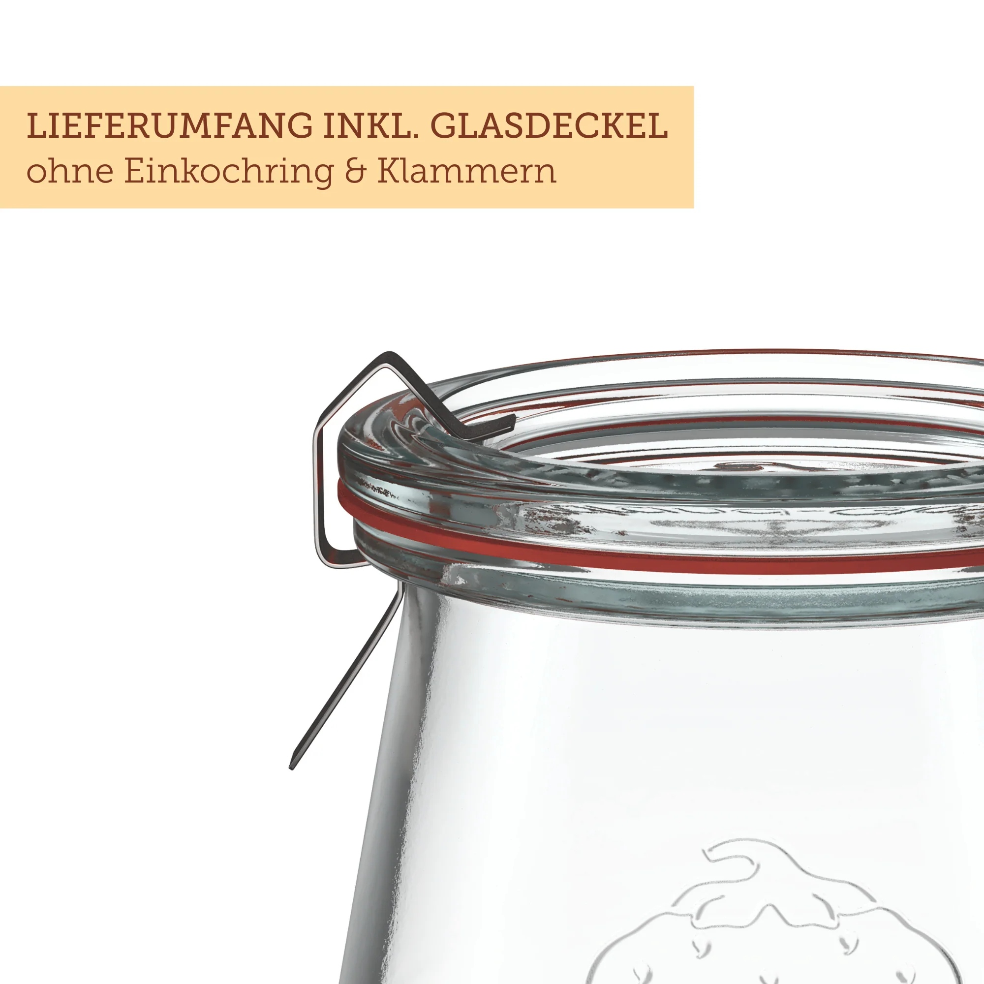 Tulpenglas 200 ml mit Glasdeckel (12 St.) - Image 3